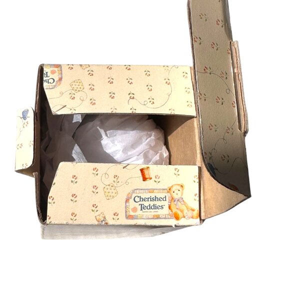 Cherished Teddies Baby Boys First Christmas Ornament 1993 Original Box - Picture 6 of 7